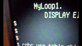 Cobol Program with Table (like Array)