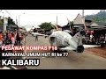 PESAWAT KOMPAS KARNAVAL UMUM HUT RI ke 77 KALIBARU.