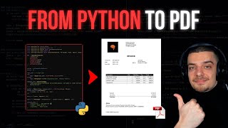 Create PDFs with Pure Python - Perfect For Document Automation