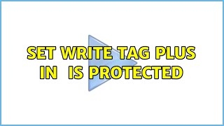Set::write: Tag Plus in ＜something＞ is Protected