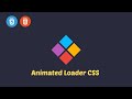 Creative CSS Loading Animations Effects. Animated Loader Using HTML & CSS. Glowing Loader square CSS