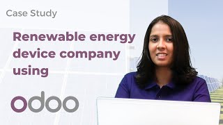 Renewable energy device company using Odoo ERP