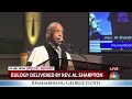 Rev. Al Sharpton eulogizes George Floyd