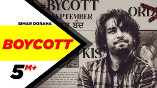 Boycott (Official Video) | Simar Doraha | Black Virus | Latest Punjabi Songs 2020 | Speed Records