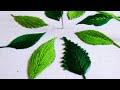 (Class - 1) 8 Easy Leaf Stitch Embroidery by hand