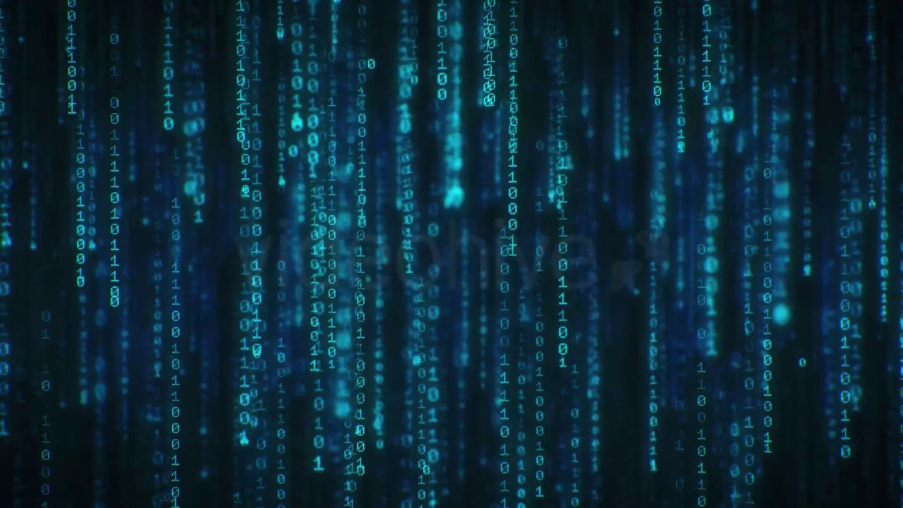 Binary Code 4K Long Loop Screensaver Live Wallpaper - YouTube