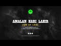 Jumat Legi - Amalan Hari Lahir