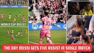 Crazy Reaction To Messi 5 ASSIST In Single Match