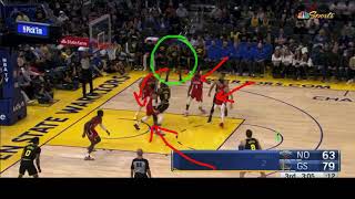 Explain 1 Play: Steph Curry and Jordan Poole get Wiggins open shots; Warriors win duel of Klay Plays