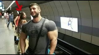 When Women Sees A Bodybuilder In Public | Funny Must See Reactions