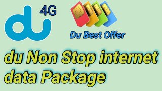 du Non Stop internet data | du internet packages | du internet package offer