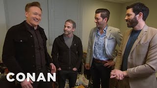 Conan Asks The Property Brothers To Renovate Jordan Schlansky's Office | CONAN on TBS