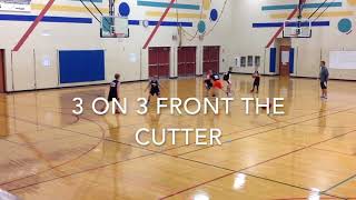 3 v 3 shell defense drill