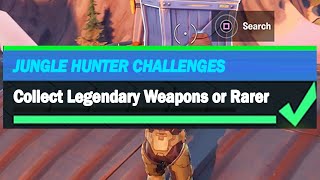 Collect Legendary Weapons or Rarer - Fortnite Jungle Hunter Challenges