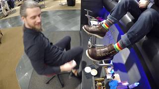 ASMR Boot Shine | Multi-camera | binaural Microphone | 4K | shoe care