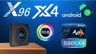 Super Fast - X96 X4 Amlogic S905X4 Android 11 AV1 Video TV Box