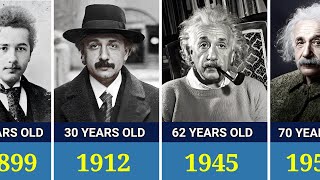 Albert Einstein Transformation From 1 to 76 Years Old