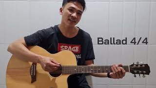 Đệm guitar điệu Ballad 4/4 | thờ phượng (#3)