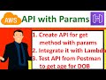 Project: Create API using AWS API Gateway for consuming request with Lambda function in python
