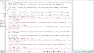 Global and Local Variables