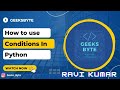 Python Tutorial:  Python If-Else