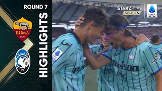 Roma v Atalanta Round 7 Match Highlights