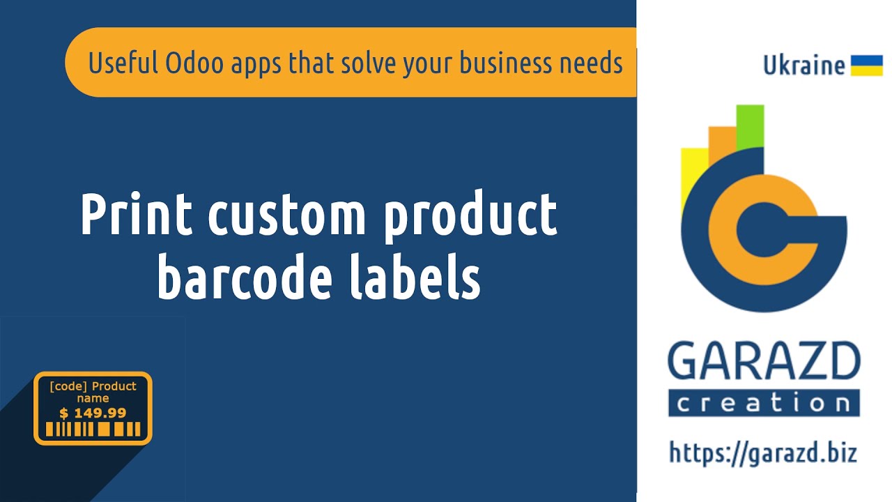 Product Barcode Label Printing In Odoo | Odoo Product Label Printing ...