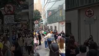 busy Causeway bay #crowded #people  #shorts