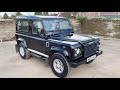 land rover defender 90 TD5 XS Station Wagon for sale walkaround + starting, idling