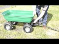 Heavy Duty Garden Trolley Cart Tipper Trailer