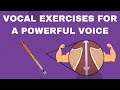 Vocal Exercises For A Powerful Voice (With a Straw)