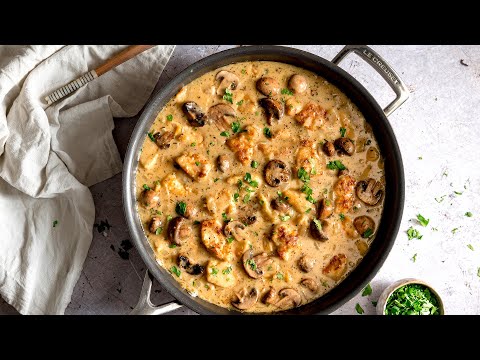 Creamy Chicken and Mushroom Stew Recipe