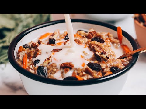 Carrot Cake Oatmeal (Instant Pot Friendly!) – Minimalist Baker Recipes