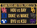 FREE College Basketball Picks Today 2/24/24 CBB Picks NCAAB Betting Picks and Predictions