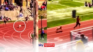 Dog joins high school running race... AND WINS! 🐶