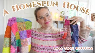 A Homespun House 🧶 Knitting Podcast 🧦Scrappy Socks and Blankets💕✨