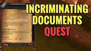 Incriminating Documents Quest (WoW TBC)