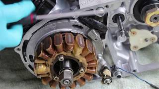 RD350LC Engine assembly part 4