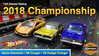 2018 Championship Race - 3DBotMaker Diecast Racing League Hot Wheels