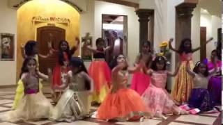 Mellaga Tellarindoi song performance from Shatamanam Bhavathi movie by little Telugu girls of USA