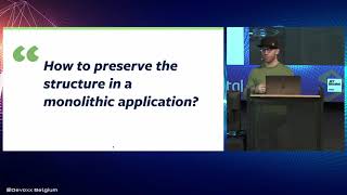 Building better monoliths – Implementing modulithic applications with Spring  by  Oliver Gierke