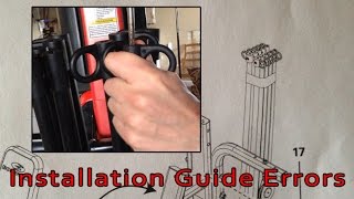 BowFlex PR3000 - Mistakes in the Owner's / Installation Manual - Resolved