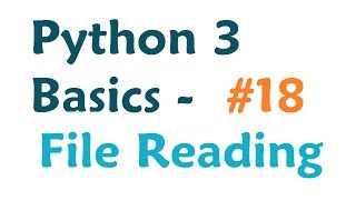 Python 3 Programming Tutorial - Read from a file