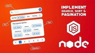 Implement Search, Sort, Filter and Pagination Rest API With Node JS | Express | MongoDB