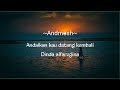 Andaikan kau datang-andmesh (cover dinda+lirik) ost. miracle in cell no.7