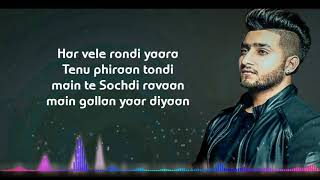 Zindagi Tere Naal  Lyrics | Khan Saab | Pav Dharia | song lyrics Music official Video
