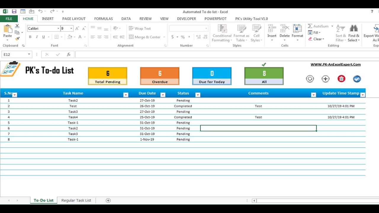 Cara Membuat Todo List Di Excel Progress Bar Kiat Excel Combine - IMAGESEE