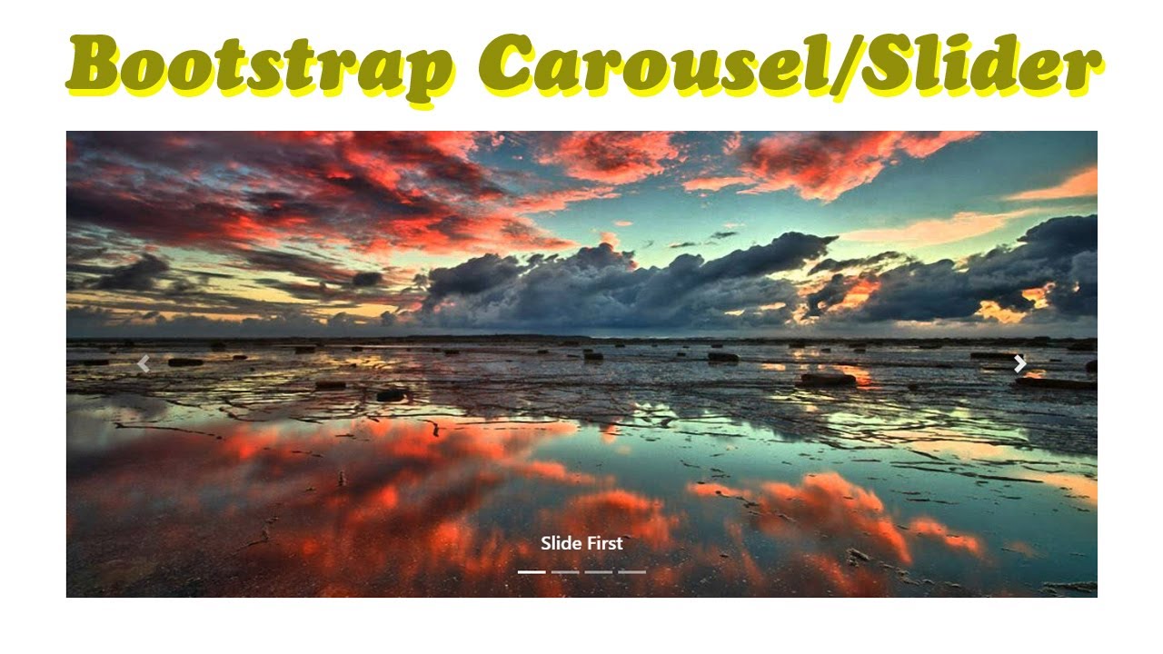 How To Create Bootstrap Carousel/Slider Using Bootstrap Framework ...