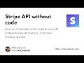 Get Stripe MRR data with nocode API