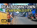 REAL DOWNTOWN | WALKING LIFE ACTION STREET in ANTIPOLO CITY PHILIPPINES [4K] 🇵🇭